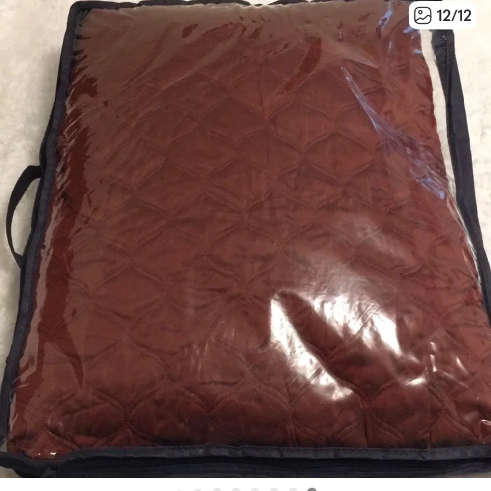 Simply Vera Vera Wang Burgundy Coverlet